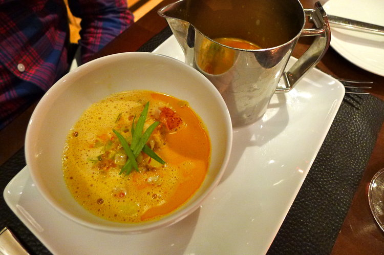 The lobster chowder